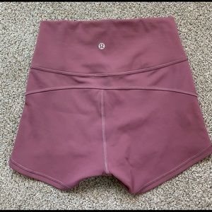 LULULEMON Rose Pink YOGA Work Out EXCERCISE Shorts